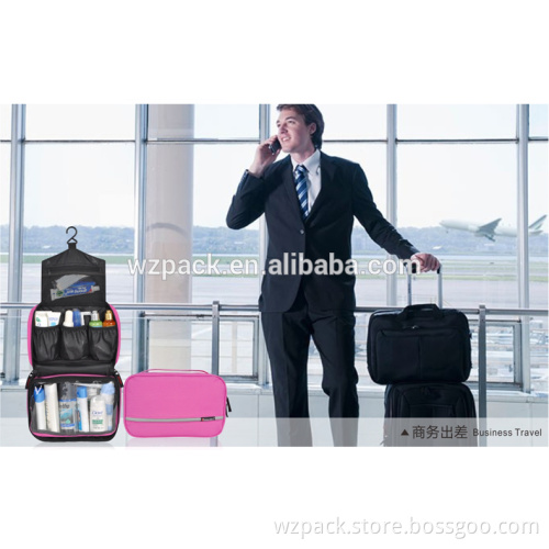 Suppy Hot Selling Custom OEM ODM organizer toiletry travelling bag Travel Makeup Case Toiletry Pouch Cosmetic Wash Purse Bag